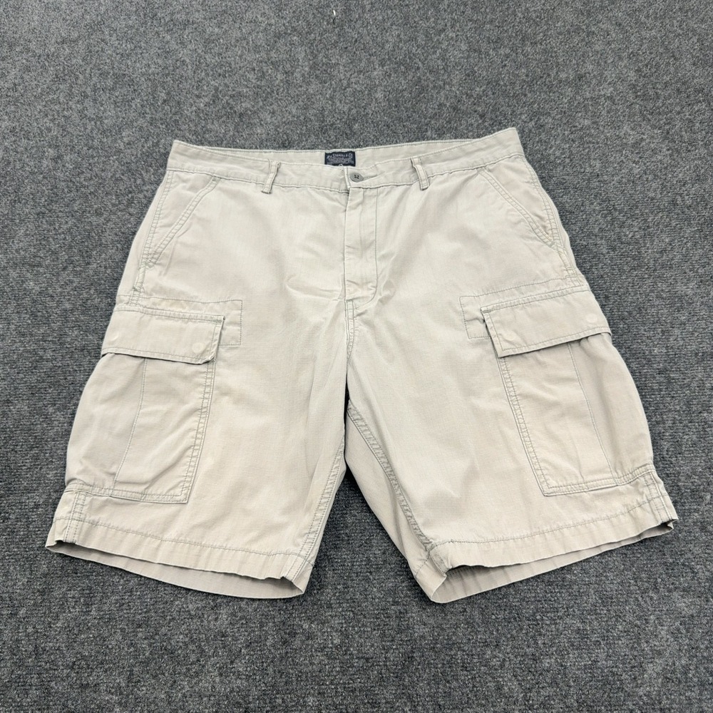 Levis Cargo Shorts Mens 36 Grey Cotton Ripstop Gorpcore Workwear Outdoor Utility